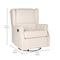 Flash Furniture Omma Swivel Glider Rocker Recliner Chair, Manual 360 Degree Swivel Wingback Recliner, Cream CY-RAC-537-CRM-GG - alternate 3
